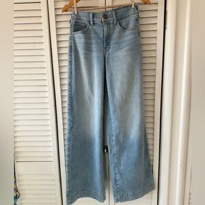 Up west Light Wash Wide Leg Jeans